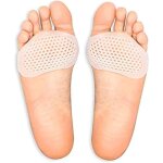 1 pair coussinets m�tatarsiens respirants, coussinets en gel pour soulager la douleur de la plante des ...