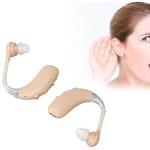1 paire d'aides auditives, appareil mdical ergonomique rechargeable en silicone abs, couleur de peau ...