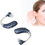 1 paire d'aides auditives son �coute abs silicone rechargeable ergonomique appareil m�dical bleu, dubuns ...