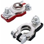 1 paire bornes de batterie connecteur de pince cosse battery terminal pour voiture positive et négative, ... 1 paire bornes de batterie connecteur de pince cosse battery terminal pour voiture positive et négative, ...