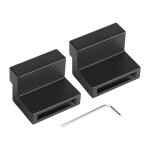 1 paire de butées de porte en alliage de zinc, pièce de rechange pour rail de porte de grange coulissante ... 1 paire de butées de porte en alliage de zinc, pièce de rechange pour rail de porte de grange coulissante ...
