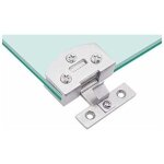 1 paire de charni�re de porte en verre armoire vitrine armoire � vin clip charni�re de porte pi�ces de ...