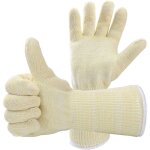 1 paire gants de barbecue gant anti - chaleur taille universelle grill - gants de cuisines rsiste jusqu' ...