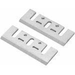 1 paire de lames de rechange pour rabots �lectriques 3 - 1 / 4 pouces 82x28x3mm hss pour hitachi ryobi ...