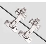 1 paire de meubles  charnires  135 degrs avec cache intgral pour porte pliante d'armoire (classique) ...