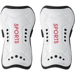1 paire de prot�ge - tibias de football blancs ultral�gers pour jeunes, adultes, hommes et femmes (taille ...