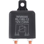 1 pc 12v 120a relais de charge voiture van on / off 4 broches heavy duty split van boat