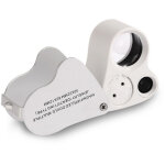 1 pc 30x 60x bijoux illumin�s eye loupe jewellers loupe loupe avec �clairage led