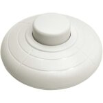 1 pcs interrupteur � pied rond blanc interrupteur � commande au pied pour lampadaire et lampe de table ...