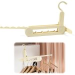 1 pcs porte cintre mural pliable avec trous, portable porte manteau patere porte pour balcon, salle de ...