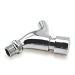 1 pcs robinet mural à un trou à fermeture automatique - Économiseur d'eau froide en cuivre - pour toilettes ... 1 pcs robinet mural à un trou à fermeture automatique - Économiseur d'eau froide en cuivre - pour toilettes ...