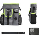 1 pcs sac friandise pour chien, sac de dressage pour chien avec bandouli�re r�glable amovible, distributeur ...