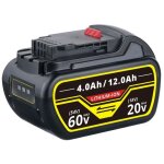 1 pi�ces 12. 0ah dcb606 remplacer pour dewalt 20 v / 60 v broche de batterie compatible avec les outils ...