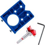 1 pi�ces charni�re gabarit ensembles de forets, trou de positionneur de bits, gabarit de per�age pour ...