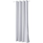 1 pi�ce rideau occultant � ?illets pour fen�tre porte, thermique isolant, 135x225cm, gris blanc vh5878ws ...