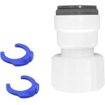 1 pi�ces ro raccord osmoseur de filtre � eau, 1 / 2  filet� femelle to 1 / 2  pouss�e en rapide connecteur, ...