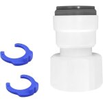 1 pi�ces ro raccord osmoseur de filtre � eau, 1 / 2  filet� femelle to 1 / 2  pouss�e en rapide connecteur, ...