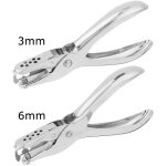 1 pince perforatrice en m�tal � trou unique 3 / 6 mm pour t�l�phone portable, scrapbooking, perforatrice ...