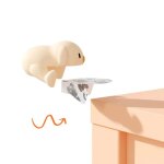 1 prot�ge - coin de table b�b� motif chiot, en silicone souple, pour la s�curit� des meubles enfants ...
