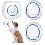 1 r�cepteur et 2 �metteurs sonnette sans fil, port�e 300 m, 60 m�lodies, volume r�glable, �tanche ip44, ...