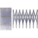 1 r�gle � fente r�tractable pour couture, 16 cm / 6, 3 pouces, r�glable, s�parateur �quidistant en aluminium, ...