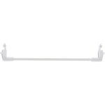 1 tringle extensible embout basique - blanc - 80 - 110cm - diamtre 7
