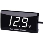 1 voltm�tre num�rique �tanche dc 12 v led affichage pour voiture et moto voltm�tre manom�tre