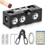 10 - en - 1 billard pool cue tip shaper, pool cue tips kit de remplacement, pool cue shaper, pool cue ...