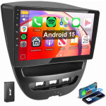 10, 1  pour toyota aygo citroen c1 peugeot 107 android 15 autoradio gps wifi rds 2 + 64g dab