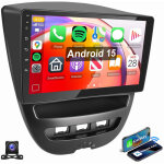 10, 1  pour toyota aygo citroen c1 peugeot 107 android 15 autoradio gps wifi rds 1 + 32g cam