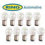 10 ampoules ba15s 24v 21w feux de stop