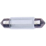 10 ampoules navettes t11x41 - 12v 10w 2800k 41mm