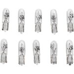 10 ampoules t5 1. 2w 12v blanc chaud clairage tableau de bord voiture lampe halogne wedge