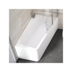 Ravak - 10 160 x 95 cm baignoire asymtrique orientation gauche en acrylique, sans pieds, blanc (c831000000) ...