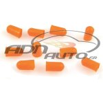 10 caches ampoules t5 - orange - 5mm