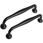 (10, centre du trou de 96 mm) lot de 10 poignées de meubles noires vintage pour tiroirs, poignées de ... (10, centre du trou de 96 mm) lot de 10 poignées de meubles noires vintage pour tiroirs, poignées de ...
