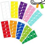10 couleurs) tiquettes pour cbles, tiquettes autocollantes pour cbles, tiquettes pour cbles a4, ...
