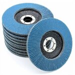 10 disques meulage 125x22mm - �bavurage, d�rouillage, polissage, finition - grain adapt� usage multiple ...