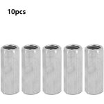 10 crous  tige longue m8, crous hexagonaux  manchon, fixations filetes d'cartement (m828)