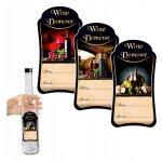 10 �tiquettes autocollantes de qualit� sup�rieure pour bouteilles de vin et d'alcool faites maison