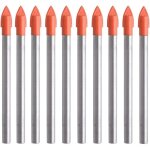 10 foret acier pour carrelage verre ceramique marbre et miroir 6mm pointe en carbure tungstene pour materiaux ...