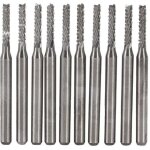 10 fraises carbure c�ment� fin mill gravure sculpture perceuse cnc pcb 2mm