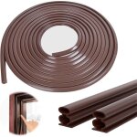 10 m x 15 mm rubber door window seal, anti - collision seal kit sound insulation door garage, waterproof ...