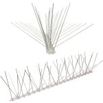 10 m�tre pics anti pigeons 5 rang�es en polycarbonate - solution de qualit� pour contr�le des oiseaux ...