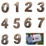 10 num�ros de maison, num�ros de bo�te aux lettres, num�ros de porte, num�ros d'adresse autocollants ...