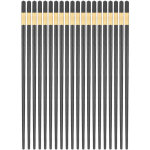 10 paires de baguettes chinoises en fibre de verre 9, 5 pouces r�utilisables et lavables au lave - vaisselle ...