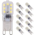10 paquets 2w 14x2835 dimmable g9 ampoules led, led conomie d'nergie ampoules, blanc froid 6000k, 150 ...