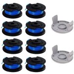 10 paquets bobine de rechange pour coupe - bordure pouce pour ryobi , compatible avec ryobi one + ac14rl3a, ...