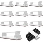Parkside - 10 pcs auto - adhésifs, management, support, gestion clips durable, pour tv, pc, ordinateur ... Parkside - 10 pcs auto - adhésifs, management, support, gestion clips durable, pour tv, pc, ordinateur ...
