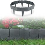 10 pcs bordures de jardin exterieur 2. 5m bordure de pelouse bordure de gazon jardin cl�ture bordure ...